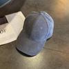 Sombrero de béisbol de color sólido para pareja de Corea del Sur, estudiantes masculinos y femeninos, casual, pana, japonés, otoño e invierno, gorra con visera cálida