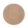 Porta-copo redondo trançado, algodão/poliéster lavável, adequado para cozinhas, restaurantes, mesas de jantar, itens decorativos para eventos, festas e casamentos.