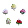Helado de Fruta Juguete de Comida Dibujos Animados Accesorios para Uñas Pasador Pendientes Hecho a Mano DIY Accesorios para Dedos de Árbol