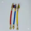 Válvula de bola de refrigerante para aire acondicionado, adaptador R22 con interruptor, tubería de refrigerante con válvula, válvula de bola y tubería de llenado de refrigerante