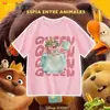 Plan de Transformación del Castor Hoppersx Camiseta Infantil para Niños y Niñas, Ropa de Verano de Manga Corta para Niños Grandes, Algodón Dopamina