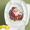 Adesivo de Parede Decorativo Cartoon Papai Noel Dormindo para Quarto Sala de Estar Estudo Exportação Atacado