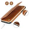 Funda para iPhone X, funda protectora para iPhone XR, funda de cuero anticaídas con tapa para iPhone XS Max