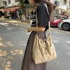 Bolsa Grande Casual para Mulheres 2025 Nova Bolsa de Tecido Ruiying Bolsa de Ombro Bolsa Tote de Grande Capacidade Roupa para Trabalho em Aula Bolsa Transversal