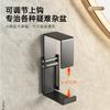 Estante de almacenamiento para lavabo ajustable, sin perforaciones, gancho para lavabo de ducha, inodoro, estante para baño, estante para lavabo