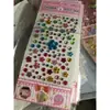 Adesivos de Pedras Preciosas Diamante Brilhante Cristal Coração Crianças Jardim de Infância Presente de Aniversário Desenho Animado Menina Princesa