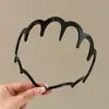Faixa de Cabelo Ondulada Estilo Coreano com Topete Alto, Novo Prendedor de Cabelo 2025, Pacote de Cabelo, Faixa de Cabelo Torcida Especial para Lavar o Rosto