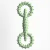 Suministros para Mascotas Juguetes Masticables para Perros Dentición TPR Juguetes para Mascotas Anillo de Arrastre Cepillo de Dientes para Perro Juguetes Interactivos Divertidos para Perros