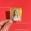 Pegatinas finas laminadas de oro puro 999 con impresión a color temáticas de celebridades para teléfono, tarjetas de oro conmemorativas DIY hechas a medida con tus propias imágenes, venta al por mayor