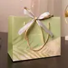 Bolsa de Regalo para Festival de Medio Otoño Estilo Ins de Lujo Ligero Transfronteriza, Bolsa de Empaque para Cumpleaños, Bolsa de Regalo Tipo Tote, Bolsa de Regalo Universal con Cinta