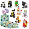 Bloques de Construcción Pequeños Mingxing Rompecabezas Infantil Partículas Pequeñas Juguetes de Ensamblaje Niños Guardería Rompecabezas Pequeño en Caja Regalo de Ensamblaje