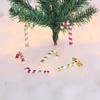 Decoración Navideña Regalo Dulce Bastón Pequeño Árbol de Navidad 7cm Bastón Colorido Colgante Arreglo Colgante Paquete de 6