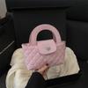 Bolsa Quadrada Pequena Texturizada da Moda, Bolsa Feminina Popular Este Ano, Estilo Casual Novo para o Verão 2026, Bolsa Transversal de Ombro Feminina Estilosa
