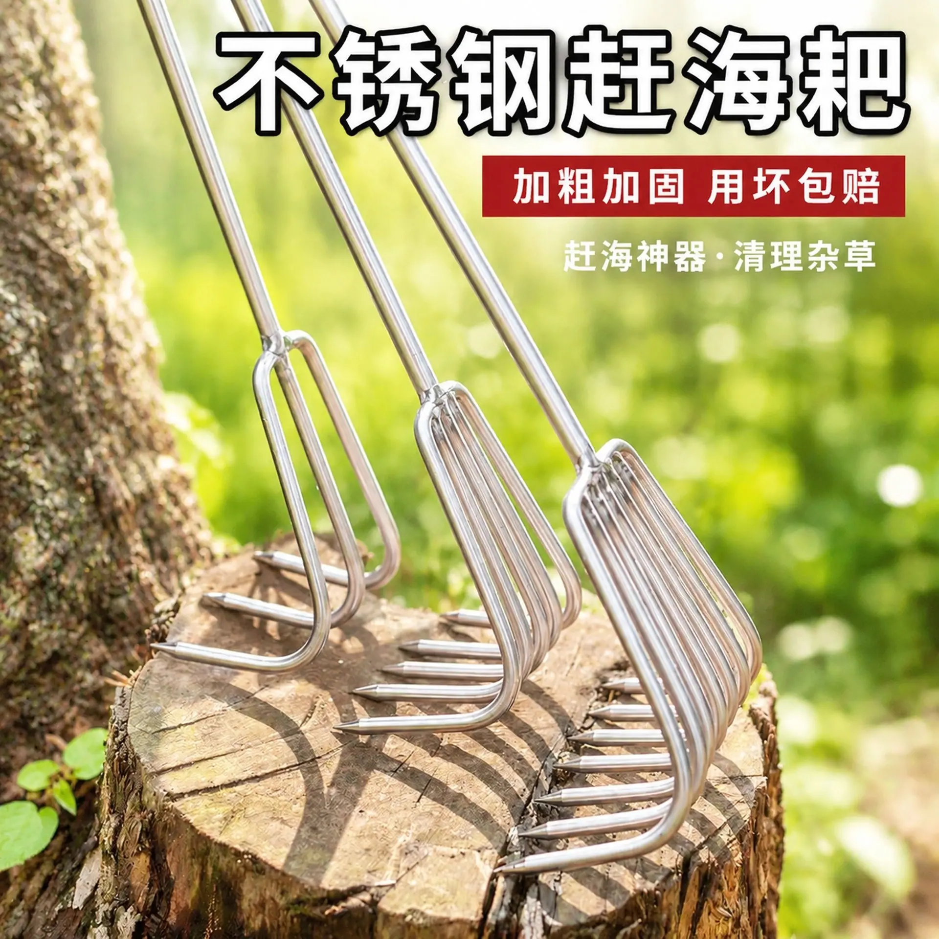 不锈钢赶海耙主图修改