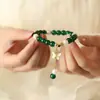 Nuevo Estilo Chino Lirio del Valle ~ Bambú Dai Lan Flor Mariposa Pulsera Estilo Antiguo Bambú Linger Sueño Sentido Avanzado Regalo para Novia