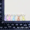 Mini tamaño pequeño Cuchara Tenedor Escena de Juego de Comida Accesorios de Resina Clip para el Cabello de Gel de Crema Funda para Teléfono Móvil Pegatina para Refrigerador Llavero