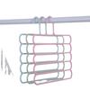 Perchero de Plástico Multifuncional para Pantalones, Armario Empotrado, Espacio para Colgar Pantalones que Ahorra Espacio, Artefacto para el Hogar, Estante Multicapa para Toallas de Baño