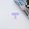Novo Cordão para Celular com Clipe Pad de Moldagem Integrada em TPU Adesivo Traseiro de Cor Sólida Patch de Conexão Fixa Resistente Anti-Perda