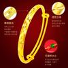 Moda Nuevo Llegado productos genuinos Joyería Vintage Simple para Mujer Cachemir Arena Oro Sólido Diseño de Nicho Pulsera