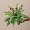 Samambaias artificiais, incluindo samambaia-rim, samambaia persa e samambaia-alecrim, para quartos modelo, paisagens em miniatura e plantas em vasos; plantas artificiais com folhas de samambaia