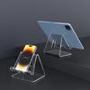 Suporte de acrílico para notebook, suporte transparente para tablet, suporte de vidro orgânico para computador
