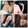 En stock nuevos pequeños tatuajes temporales de moda color personalizados tatuajes temporales de transferencia de agua al por mayor