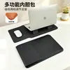 Funda para Portátil 14 pulgadas Adecuada para Apple, Huawei, Lenovo Estuche Protector Vertical de Cuero con Soporte y Bolsillo de Almacenamiento