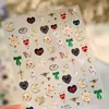 Tensor Estilo Bruja Retro Europeo Pegatinas para Uñas M1277 Dulce Fresco Luna Sol Rostro Humano Corazón Pegatinas para Uñas