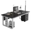 Escritorio Individual para Computadora Escritorio de Oficina Mesa para Gerente Comercial Estilo Simple Moderno Mesa y Silla Mesa Espesa para Capacitación de Empleados
