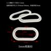 Fabricantes en stock hebilla de cartón corrugado grande de plástico hebilla de panal ovalada cuadrada hebilla a prueba de polvo hebilla negra y blanca
