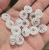Venta al por mayor del fabricante Ábaco de acrílico con agujero grande, cuentas semiacabadas sueltas, botones DIY para Cheongsam, accesorios para pulseras y collares