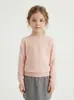 Primavera y Otoño 2026 Nuevo para Niños Clase A Bebé Estilo Moderno Simple Suéter de Cuello Redondo Camiseta Base Transfronterizo en Stock