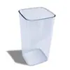 Caja de Almacenamiento de Clasificación Simple para Refrigerador Almacenamiento de Escritorio Frutas Nueces Snacks Almacenamiento Visual Transparente Sub-caja