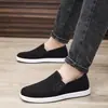 Sapatos de pano Novos Velhos de Pequim sapatos baixos sapatos casuais para exterior estilo étnico sapatos de lona sola multicamadas sapatos masculinos 38 a 45