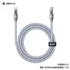 Cable de Datos de Carga Rápida Remax de Aleación de Zinc 100W Pd30W Cable Trenzado Transparente Tipo-C Cable de Carga para Teléfono Móvil 1.2m