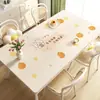 Mantel de Mesa de Comedor de Dibujos Animados, Mantel de Lujo Ligero y de Gama Alta, Impermeable, Resistente al Aceite, Lavable, Almohadilla Resistente al Calor, Mantel Protector para Mesa de Café Resistente a Altas Temperaturas