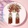 Faixas de Cabeça Culturais e Criativas, Ímãs de Geladeira, Broches de Coroa de Fênix da Ópera de Pequim, Decorações de Concubina Imperial, Marcadores de Página de Esmalte, Artesanato, Marcadores de Página, Materiais Metálicos