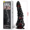 Plug Anal Sexy em Formato de Vaca Niuniu Flor Explosão Ventosa Dispositivo de Masturbação para Homens e Mulheres Adulto SM Plug Anal Traseiro Produtos Sexuais para Casal