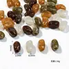 Cuentas irregulares de dos tonos vintage de 11x19 mm con agujero grande, cuentas de nube, cuentas de forma irregular, cuentas para manualidades, imitación de piedra, accesorios para bolsa