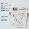 Set de pegatinas transfronterizas de perlas y diamantes, pegatinas faciales de gemas de pedrería, pegatinas para cejas, accesorios faciales para niños, pegatinas de diamantes para maquillaje