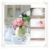Letrero de Asiento Curvo Semicircular Acrílico Transparente para Boda Fiesta Decoración Boda Mesa