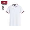 Polo de Verano Camiseta de Manga Corta Algodón Peinado Doble Hilo Camiseta de Dos Tonos Cuello con Solapa Bordado Ropa de Trabajo Estampado y Serigrafía