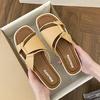 Sandalias de Verano Nuevas de Estilo Coreano Estilo Hada Estilo Retro sin Cierre Sandalias Francesas sin Cierre para Mujer para Usar Afuera en Primavera