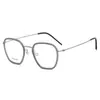 Linde Mismo Estilo 5806 Armazón de Titanio Puro Moda Artística Acetato Armazón de Gafas Retro Negocios Viajero Gafas para Hombres