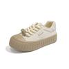 Zapatos de punta gorda originales de nicho estilo europeo de moda Love Dream para mujer primavera y otoño 2024 zapatos blancos de suela gruesa TP