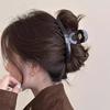 Pinza de Garra Avanzada Sense Marrón Chocolate de una palabra Pinza Grande de Tiburón Clip para el Cabello para Mujer Parte Posterior de la Cabeza 2024 Nuevo Estilo Clip Accesorios para el Cabello