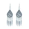 Aretes de Estilo Exótico de Venta Caliente Retro Literario Clásico Dignificado Ganchos para la Oreja Versátil Hueco Moda Borla Colgantes