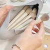Bolsa de Almacenamiento de Brochas de Maquillaje de Silicona de Gran Capacidad Bolsa de Almacenamiento Multifuncional Portátil para Viaje Bolsa Pequeña para Estudiantes Bolsa de Cosméticos