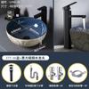 Lavabo de encimera vintage pequeño ovalado de cerámica lavabo balcón arte creativo lavabo salón de té inodoro piscina