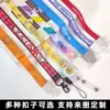 Portatarjetas con Lanyard de Hebilla Retráctil Porta Permiso de Trabajo Hebilla de Fácil Extracción Tarjeta de Estudiante para el Campus Hebilla de Seguridad Insignia Lanyard con Hebilla de Fácil Extracción